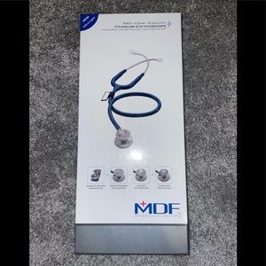 MDF MD One Epoch Ultra Lightweight Titanium Stethoscope Dual Head Color Napa NIB
